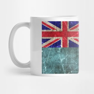 Vintage Aged and Scratched Fiji Flag Mug